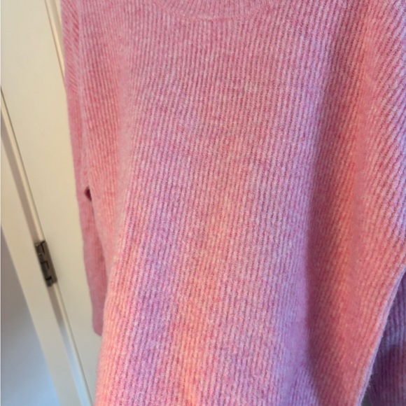J. Crew Extra-Soft Pink Crew Neck Sweater - Picture 3 of 7